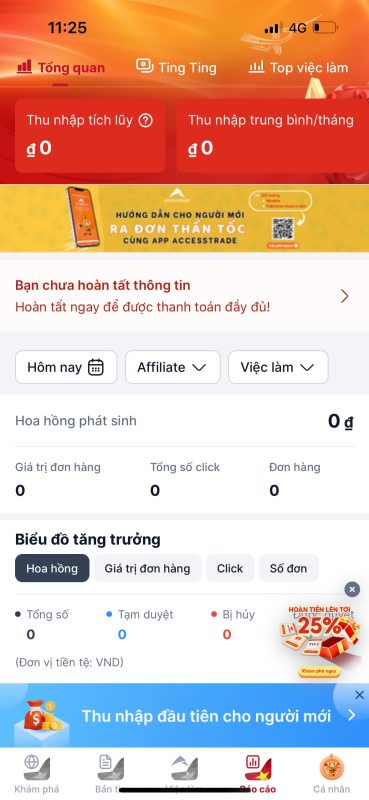 App kiếm tiền hoa hồng online Access Trade