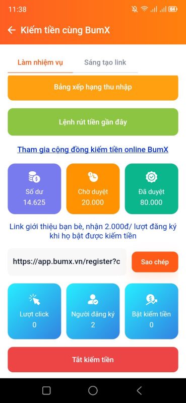 Kiếm tiền hoa hồng cao từ nền tảng BumX